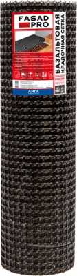 Сетка базальтовая кладочная FasadPro 25х25 мм, 1х50 м