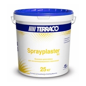 Шпаклевка Terraco Sprayplaster BC, 25 кг
