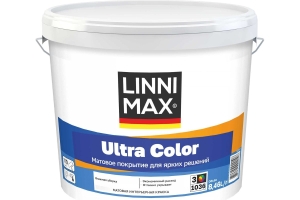 Краска интерьерная моющаяся LINNIMAX Ultra Color белая 8,46 л