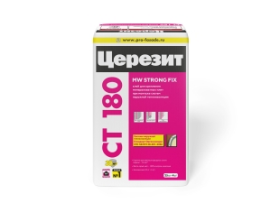 Клей для минеральной ваты Церезит CT 180, 25 кг