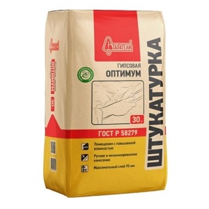 Штукатурка гипсовая Старатели Оптимум, 30 кг