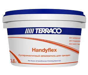 Заполнитель для трещин Terraco Handyflex, 0,8 кг