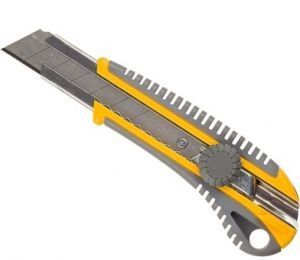 STAYER SK-25, 25 мм, нож с винтовым фиксатором, Professional (09173) STAYER SK-25, 25 мм, нож с винтовым фиксатором, Professional (09173)