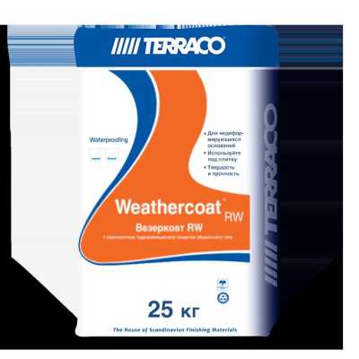 Гидроизол.покр.Wethercoat RW Grey(Серый)25 кг(